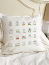 Lighthouses of New England Square Pillow