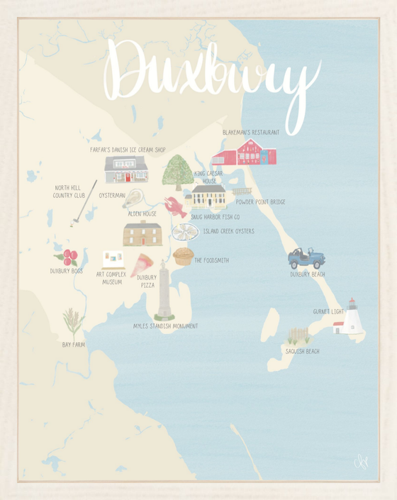 Duxbury Map Print