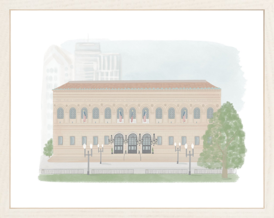 Boston Public Library Print