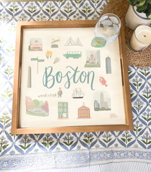  Boston Wooden Serving Tray