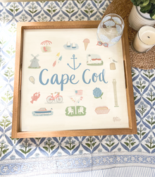  Cape Cod Wooden Serving Tray