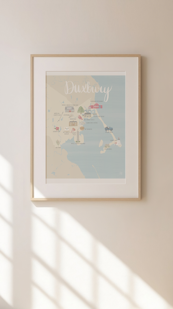 Duxbury Map Print