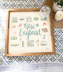  New England Wooden Serving Tray