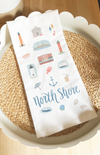 North Shore Massachusetts Tea Towel