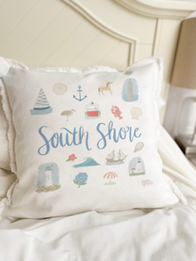  South Shore Massachusetts Square Pillow