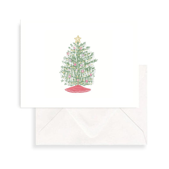 Tinsel Tree Greeting Card - Shine Bright Collection